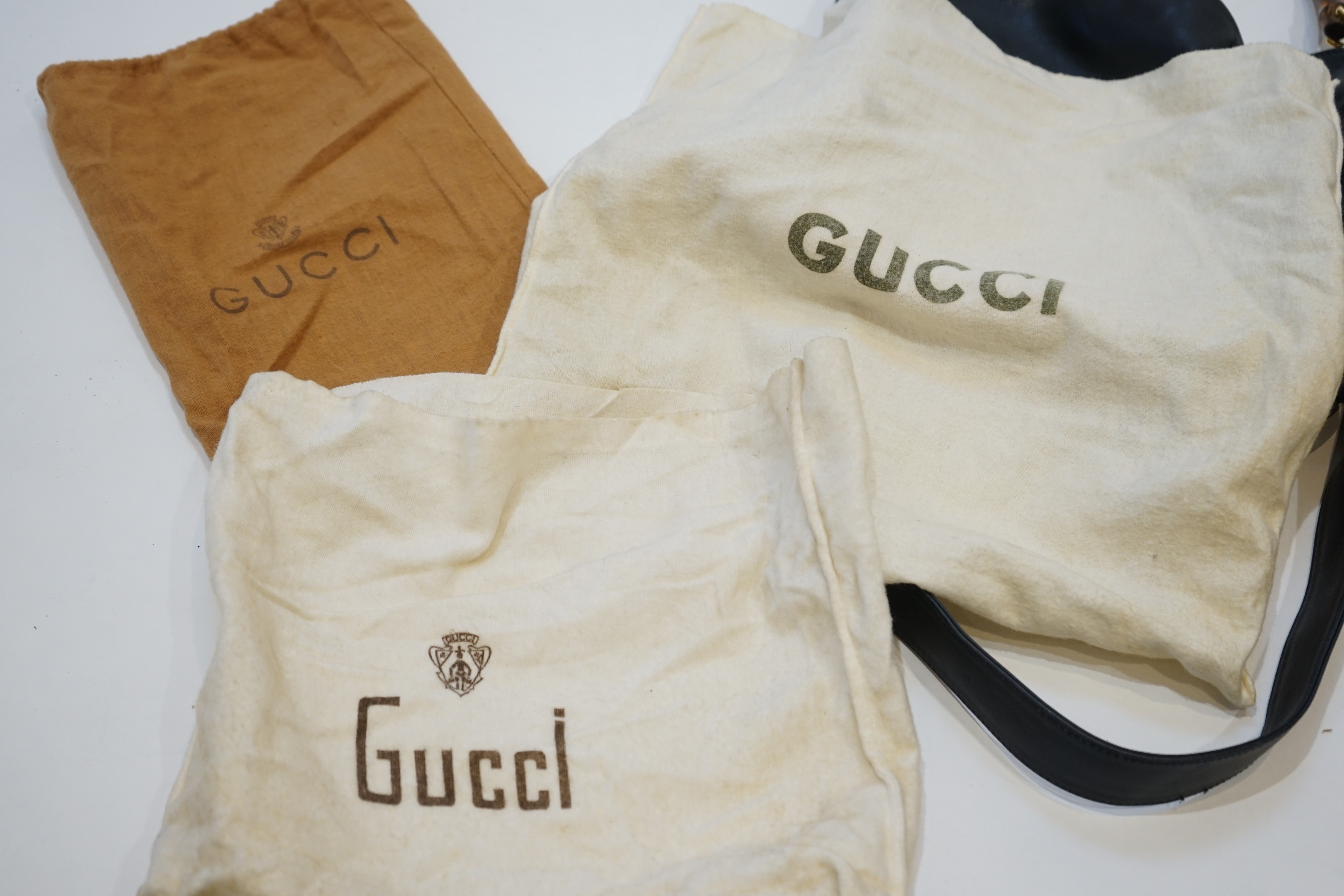 Three vintage Gucci bags